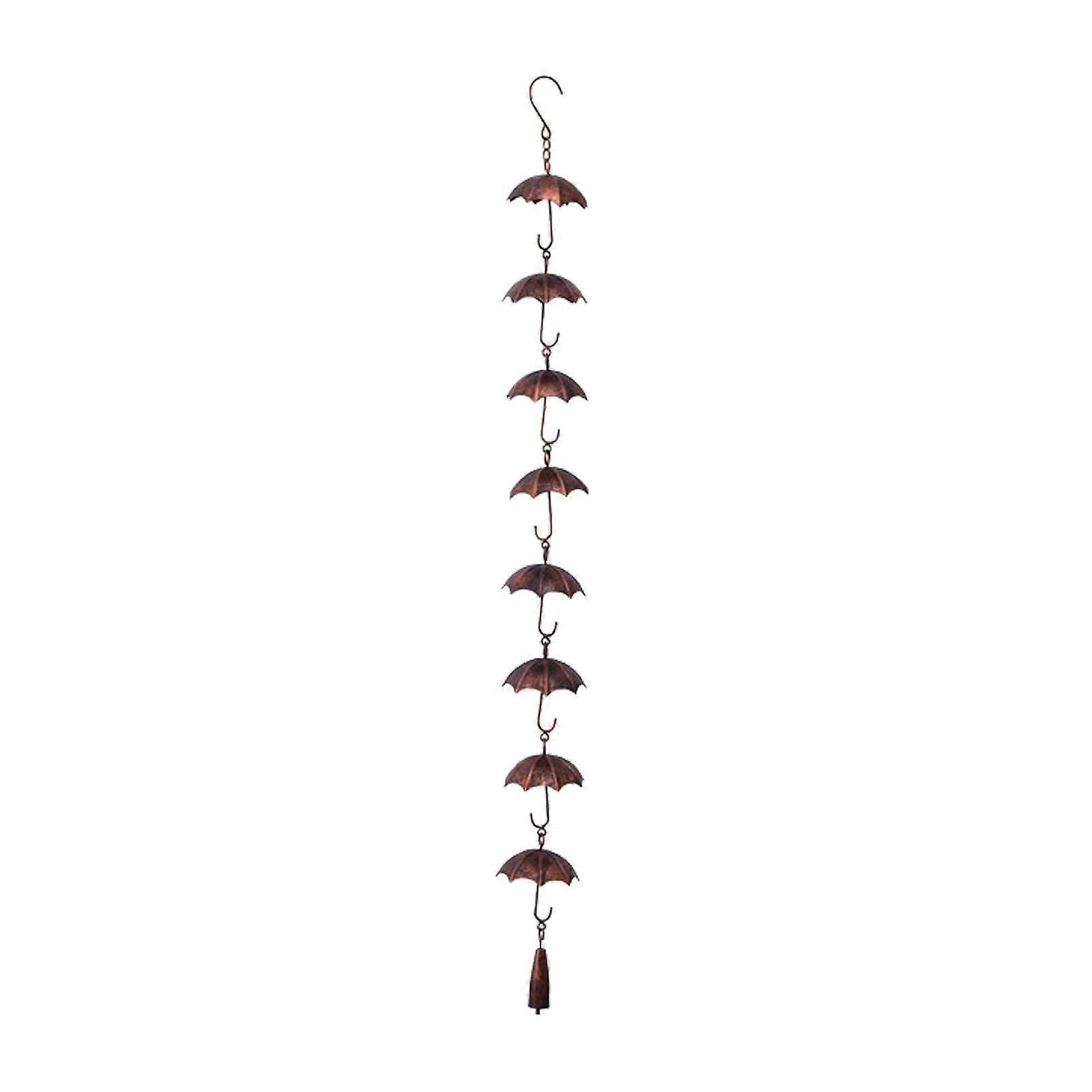 Rain Umbrellas, Rain Chains, Water Drainage Solutions, Gutter Systems for Garden Roofs, Downspouts, Bell Decor