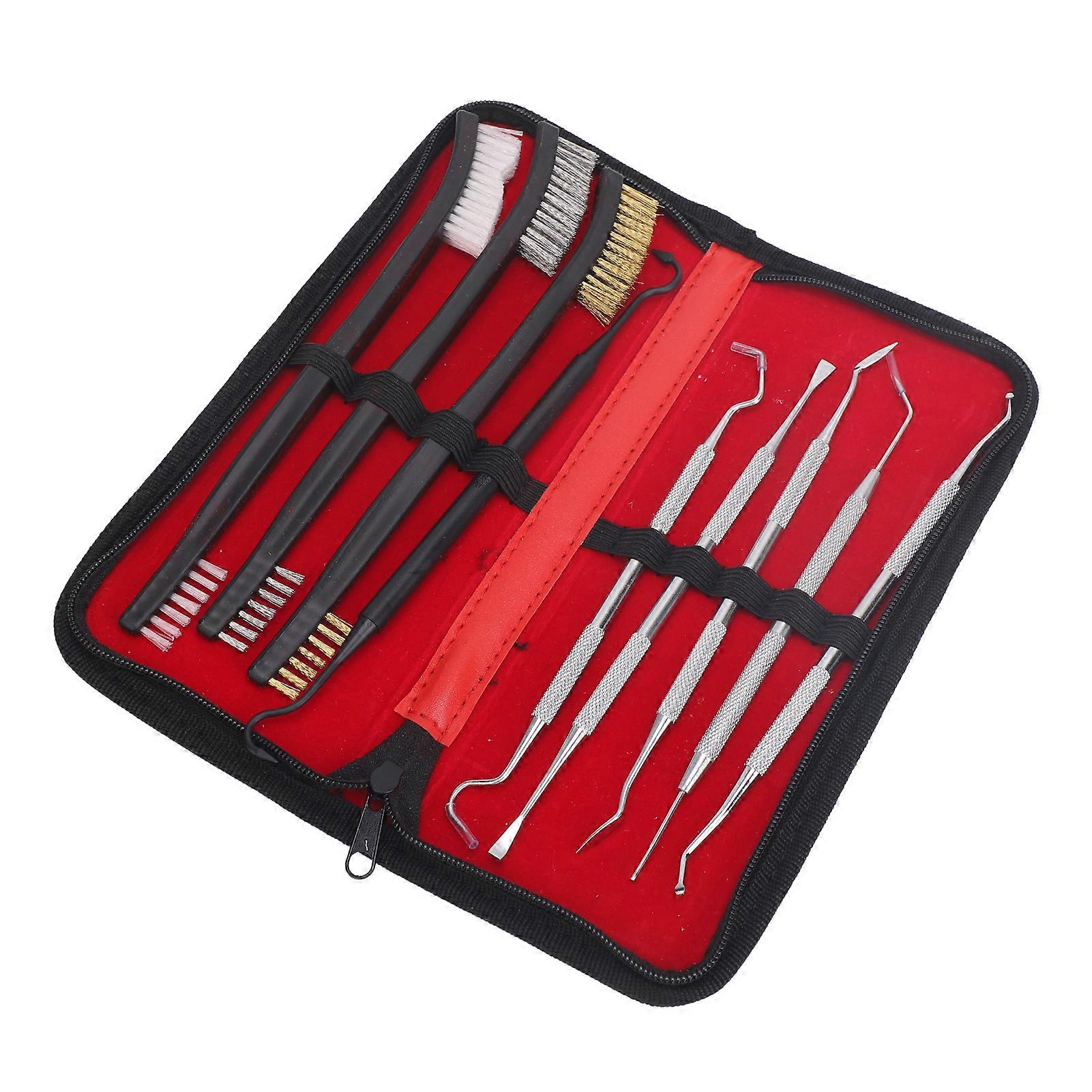 Hunting Supplies Cleaning Kit Universal Efficient Cleaning and Rust Removal Barrel Cleaning Rod Kit with Carrying Case for Pipe Dust