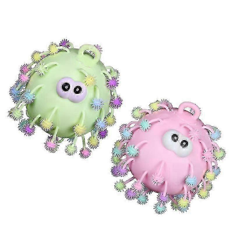 20X20x20cm Random Color Toy Weapon & Gadget Accessories 2pcs Flashing Light Up Stretchy Light Up Bal