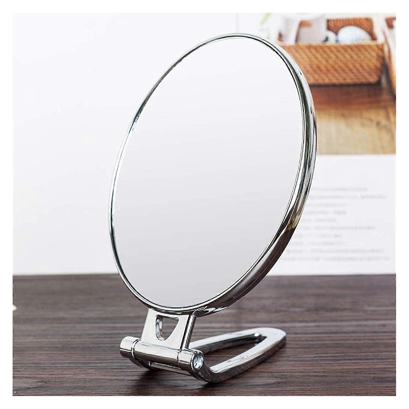 Makeup mirror Hand mirror Makeup mirror folding mirror Hand compact mirror Doublesided hairdressing salon mirror small mirror Ref: 2956