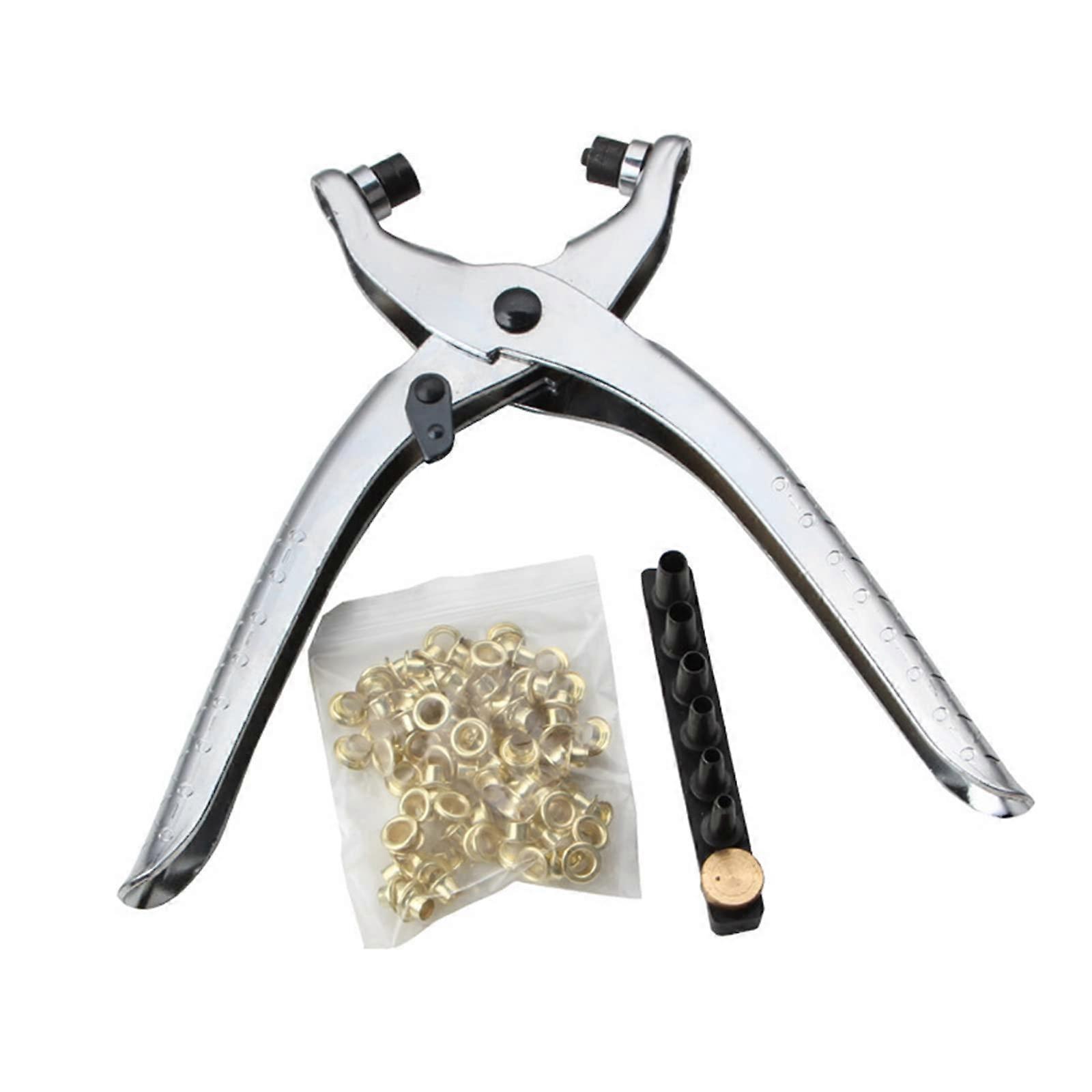 Eyelet Pliers Portable HeavyDuty Handheld Tool For Shoes And Clothes, Metal Eyelets Compatible