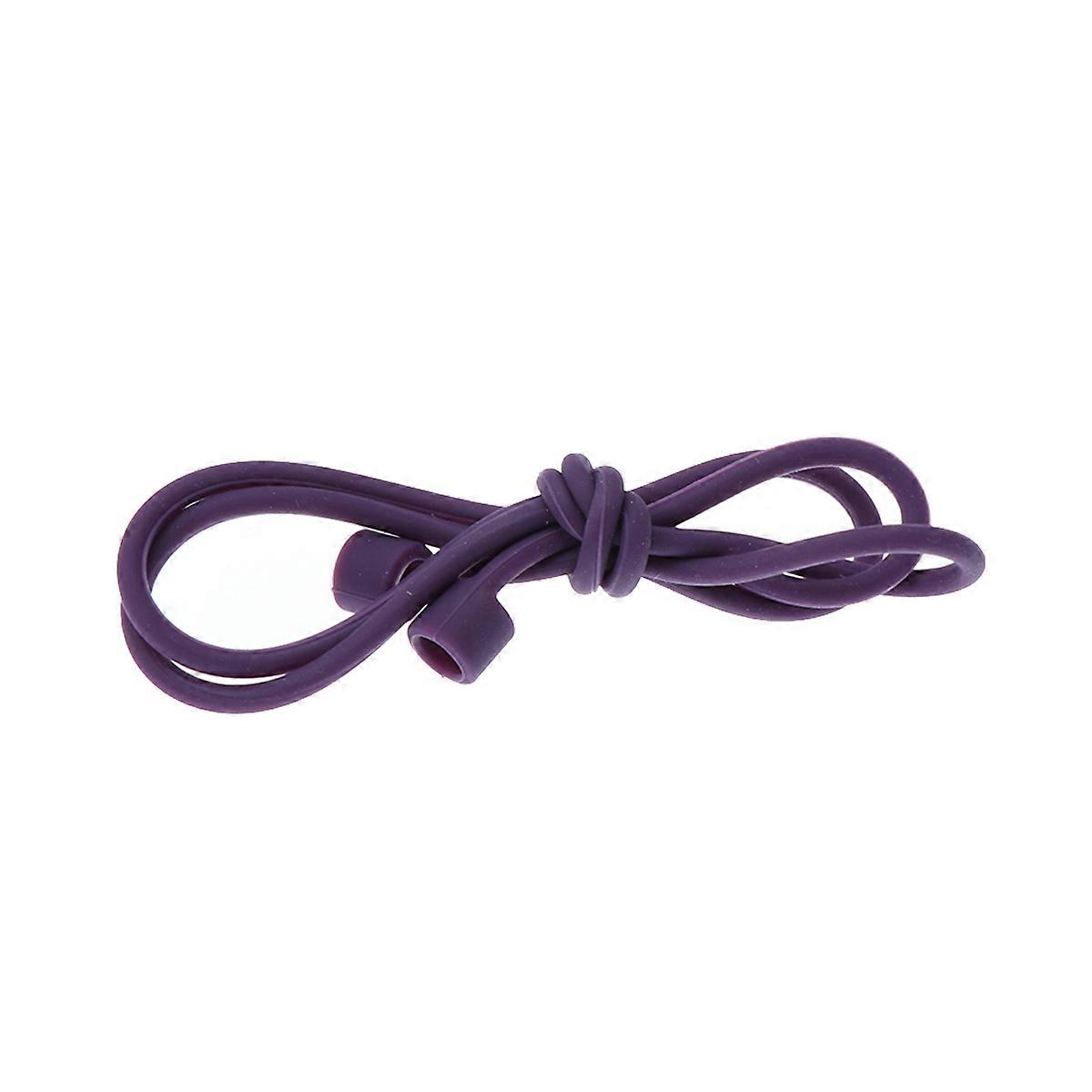 Here's a refined and engaging product description for your **1pc Earphone Protective Sleeve Lanyard Compatible With Airpods Purple**:
### 🎧