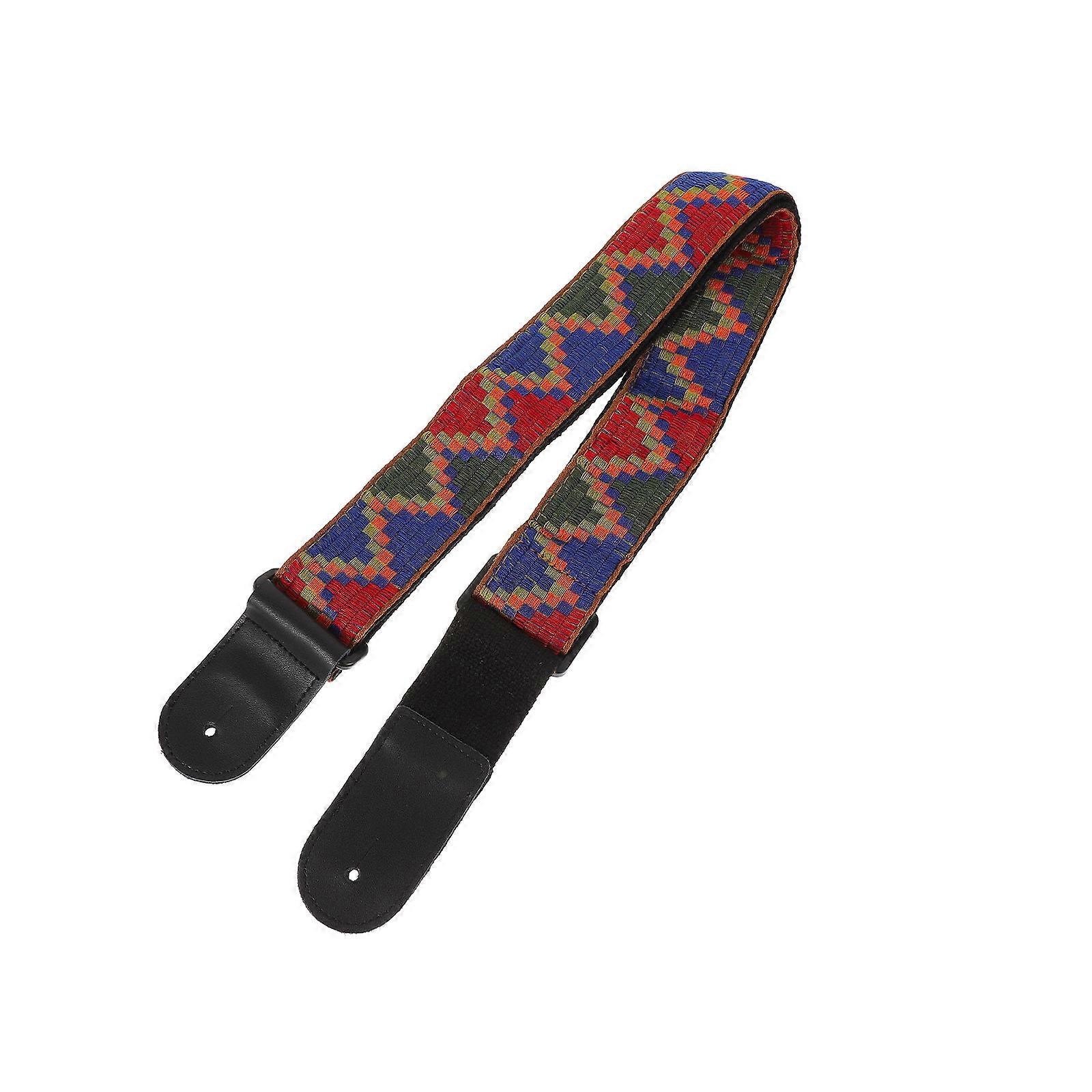 Guitar Strap Ukulele Durable Lightweight Comfortable Bohemia Style Colorful 5x83cm 1Pcs