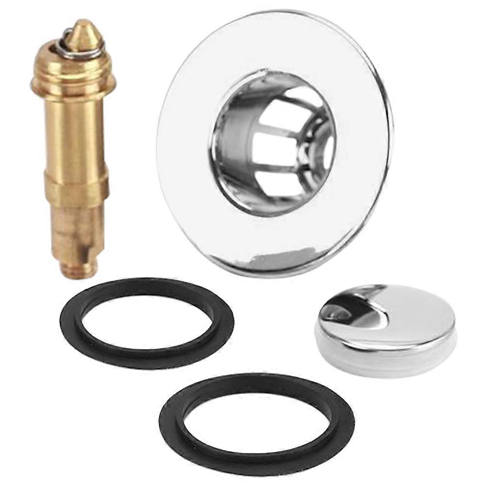 Bathroom Sink Stopper with Core – Easy Install Drain Strainer for Bathtubs and Wash Basins, Lightweight Hair Catcher Plug for Clogging Prevention