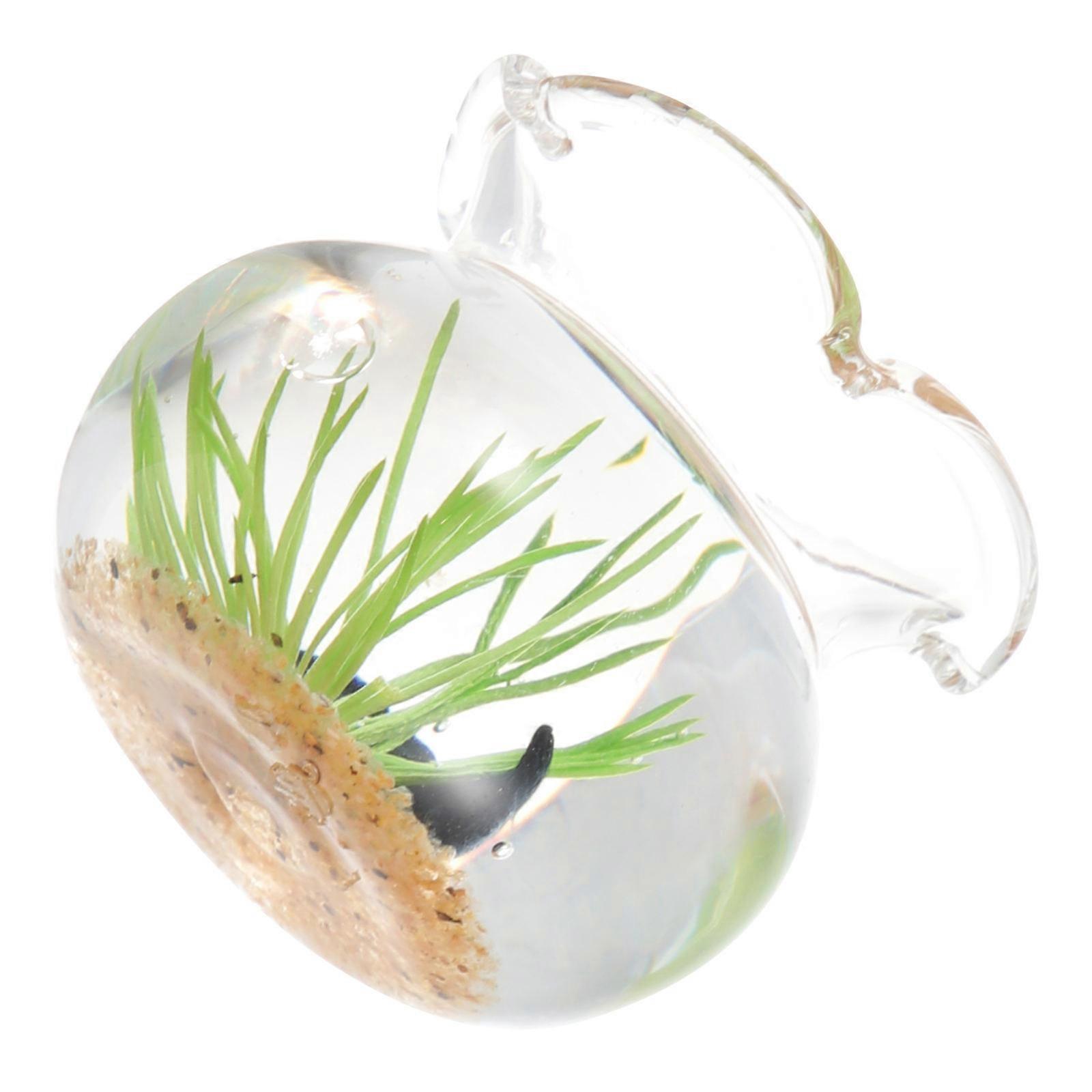 Miniature Fish Tank Model Miniature House Goldfish Tank Tiny House Accessory Decoration 1Pack