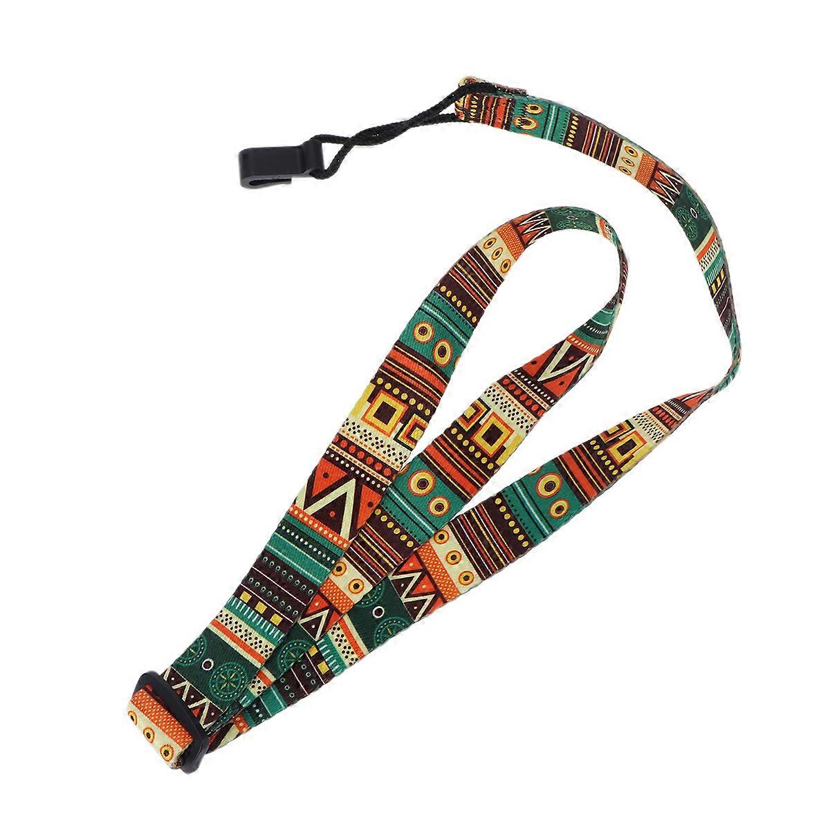 Universele ukelele schouderriem met nylon Retro stijl verstelbare lengte Performance Practice 1st