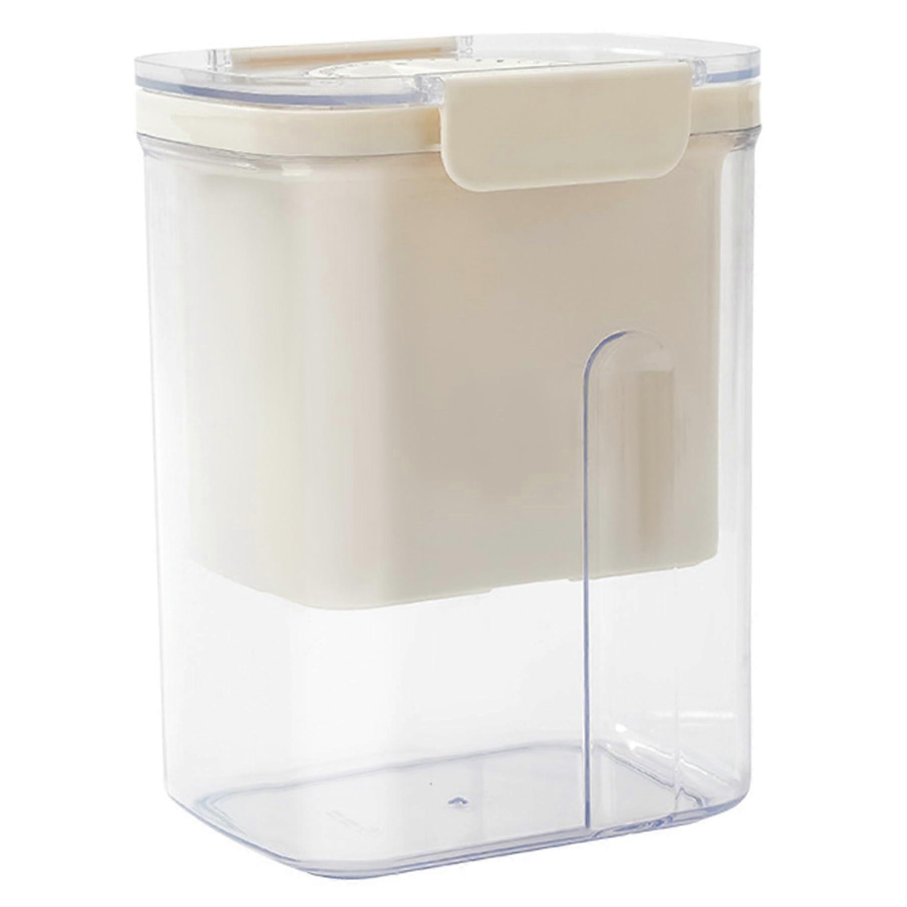 Yoghurt Strainer 34 oz BPA Free with Lid and Countdown Timer Fine 225 Mesh Filter for Greek Yoghurt, Rice, and Tea