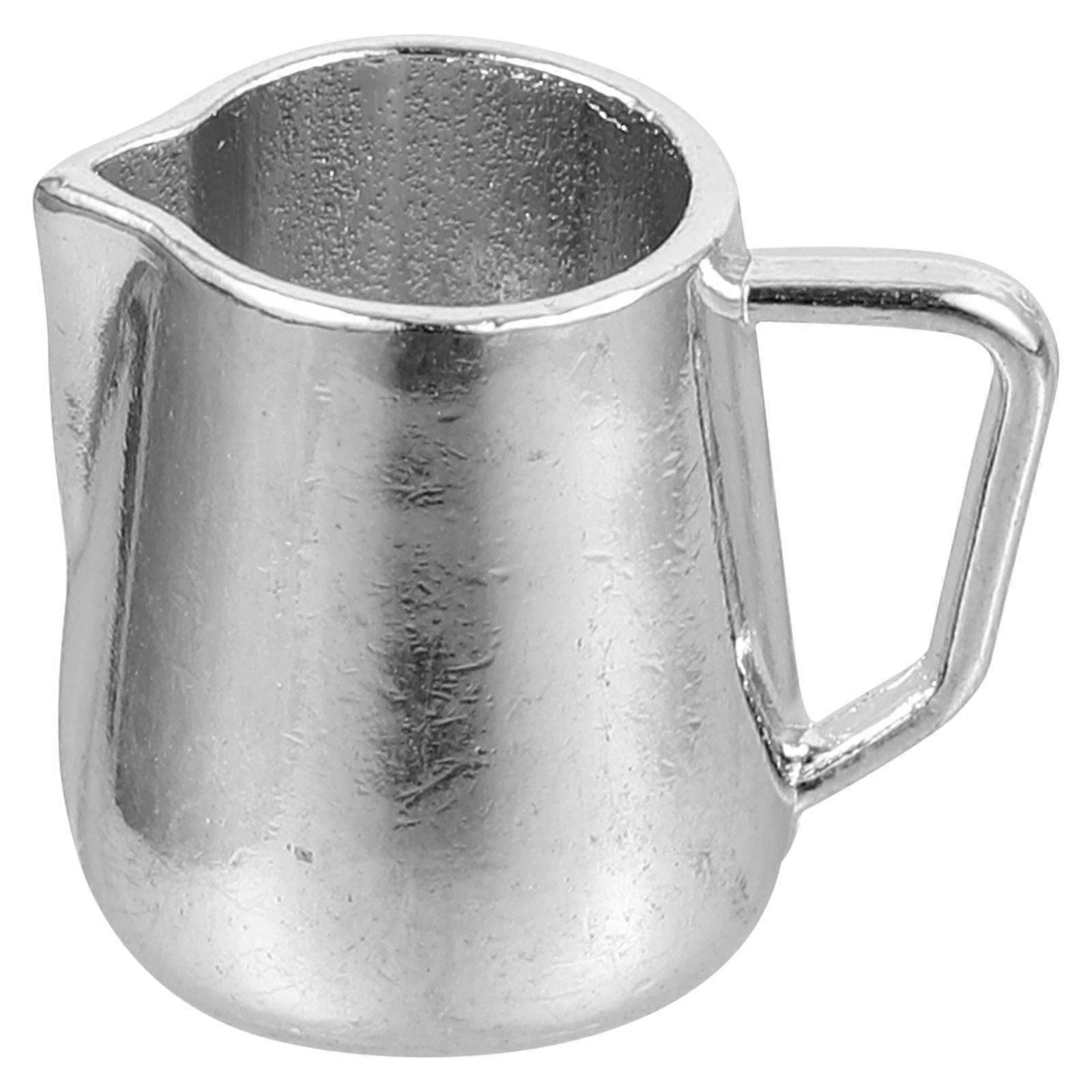 Frothing Cup Pitcher Miniature Milk Frothing Jug Collectors Hobbyists 2X1.7X1.2CM Milk Frothing 1Pack