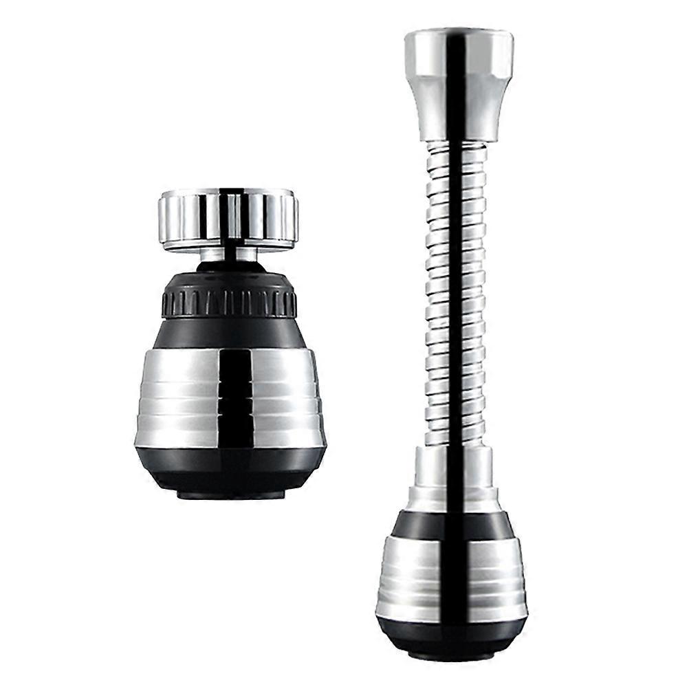 Replacement Kitchen Sink Sprayer Water Saving Aerator For Bathroom Use Black 2Pcs
