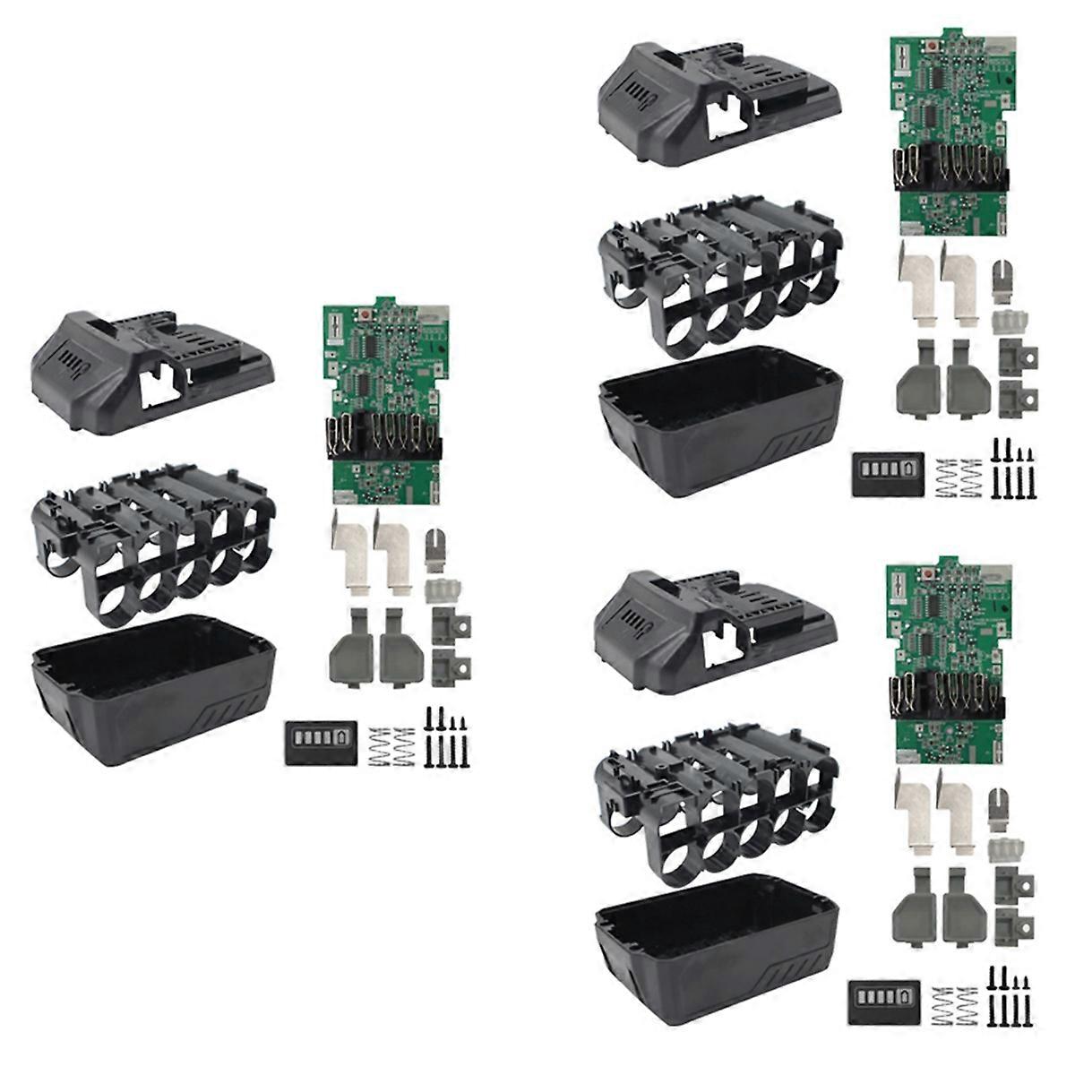 3X BSL36A18 Li-Ion Battery Case PCB Board Circuit BOX for 36V 18V MultiVolt MV Li-Ion Battery Housin