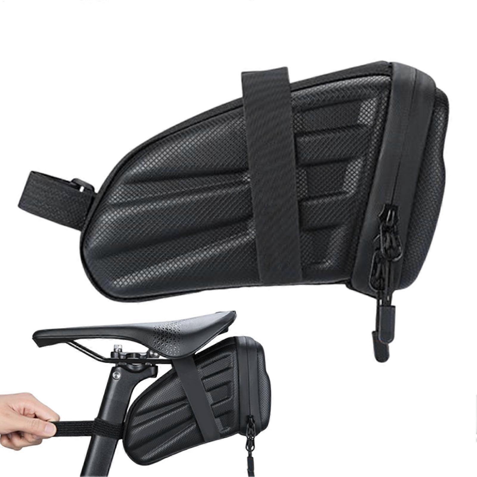Cycling Saddle Bag Under-Seat, Reflective Strips, For Urban Commuting And Long-Distance Rides