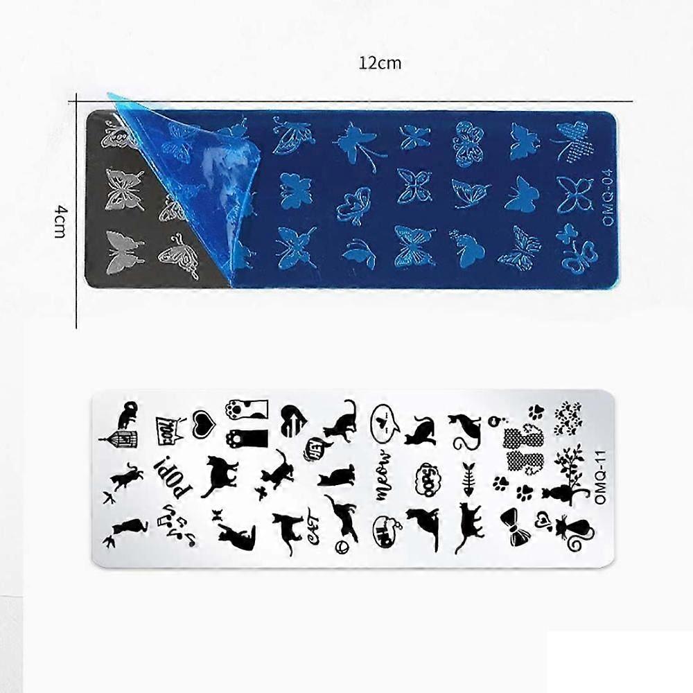Nail Stamping Plates Template Stencil Image Stencil
