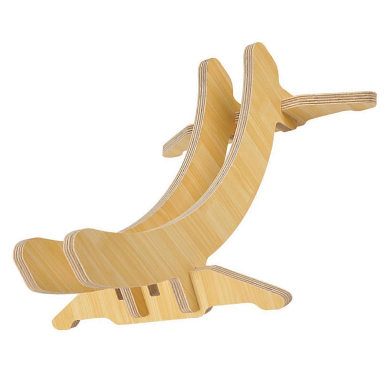 Bicycle Parking Rack Wooden For Mountain Bikes And Road Bikes Height Adjustable With Stable Stand