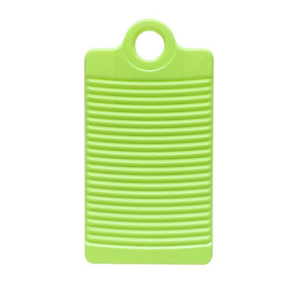 Non-slip Mini Plastic Washboard for Home & Students - Green