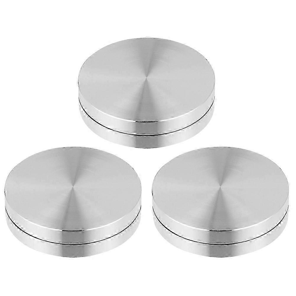 3 Pcs Turntable Stands Turntable Cake Stand Turntable Base Bearings Cake Turner Stand Cookie Turntable Rotating Cake Stand