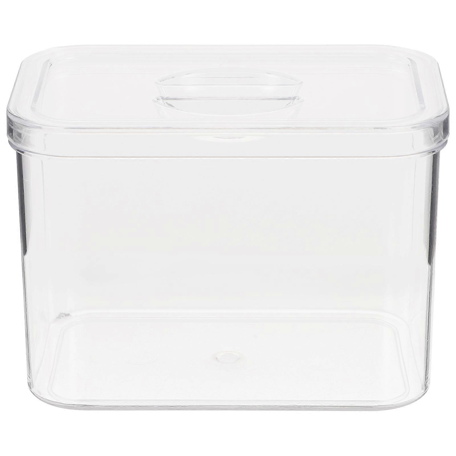 Seasoning Box Condiment Storage Container For Home Kitchen Use Square Sealable 1Pack