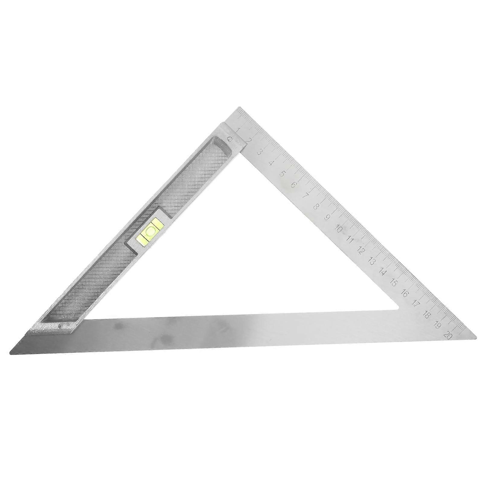 Geometry Measurement Rulers Triangle Rule Drawing Tool .60X21.60X1.10CM Angle Measurement 1Pcs
