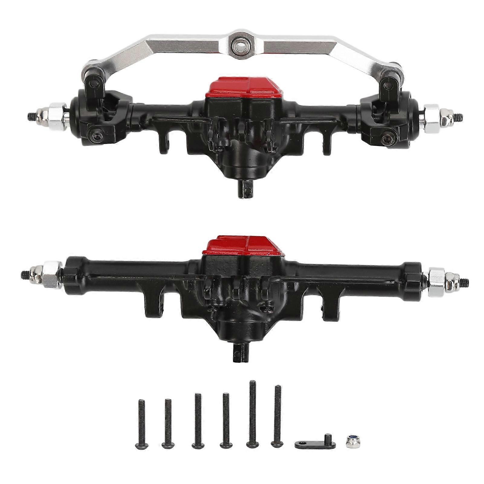 RC Car Front Rear Axle Set Stable Performance Durable RC Front Rear Portal Axle Set for Traxxas 1/18 TRX4M RC Car