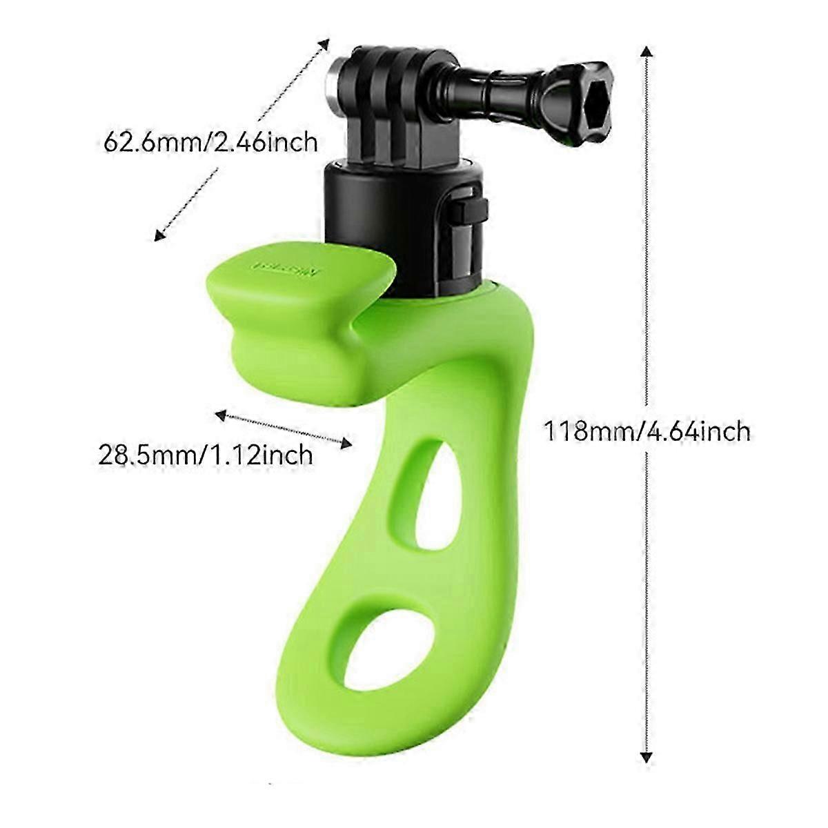 TELESIN Action Camera Mount Flexible Bracket for Gopro Insta360 Black