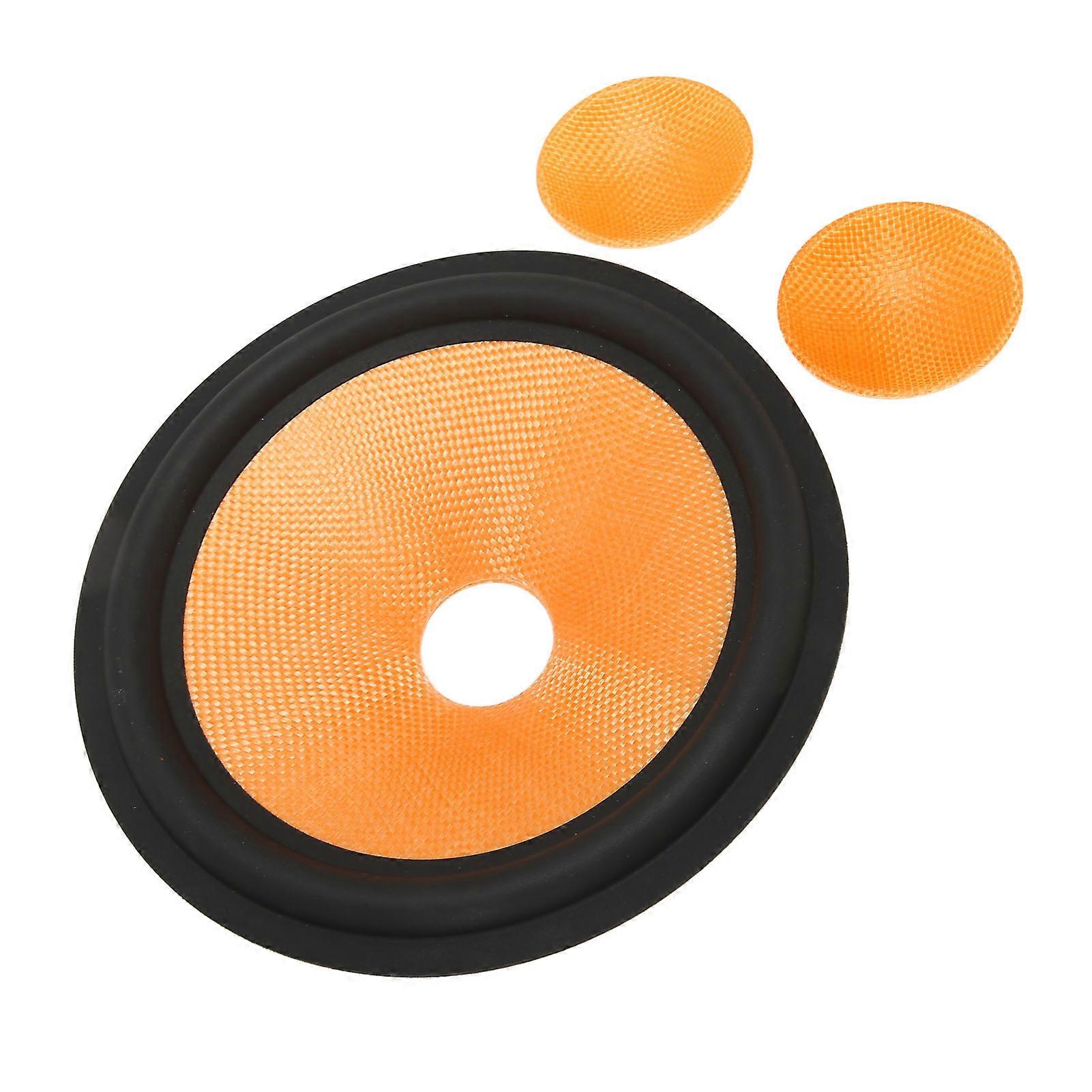 Paper Speaker Cone Drum Paper 1.4 Inch Inner Diameter Subwoofer Cones Drum Paper with Glass Fibre Surround for 8 Inch Speaker