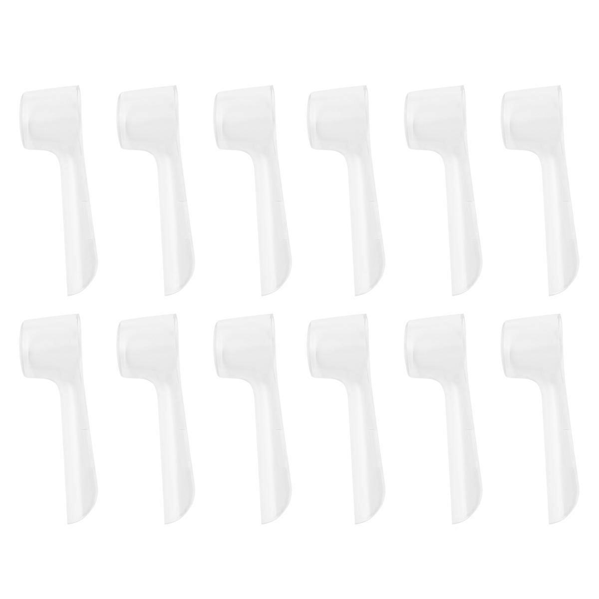 Portable Toothbrush Case Electric Toothbrush Head Cover Simple Design Rectangular For Adults Daily Use 7x2.5cm 18Pcs