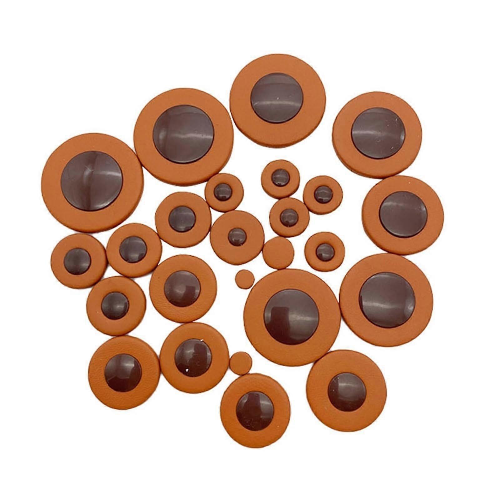 Soundhole pad for saxophone, sheepskin sealing pad, complete set (Alto)