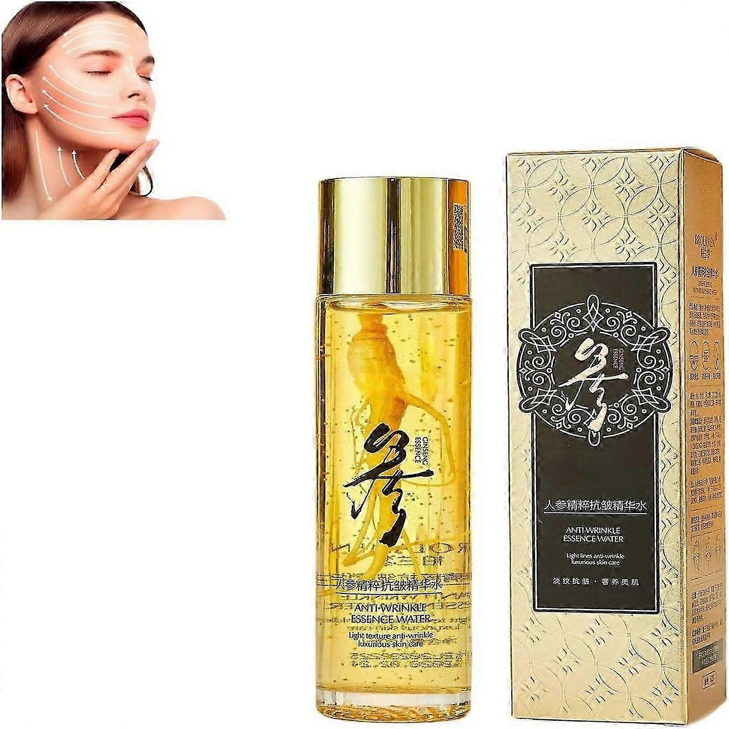 Ginseng Gold Polypeptide Anti-Aging Essence, Ginseng Extract Anti-Wrinkle Essence, Firming Saggy Skin and Softening Fine Lines