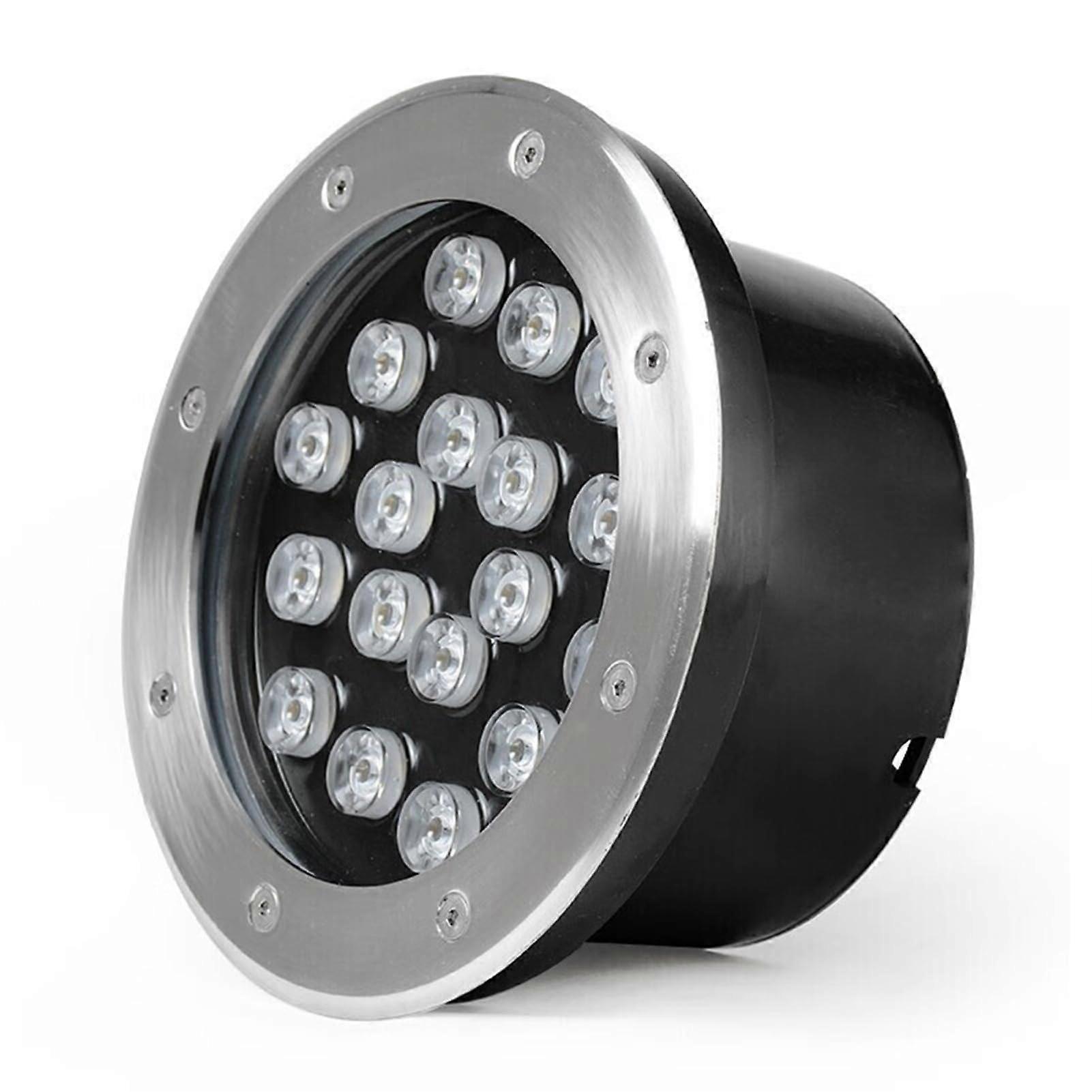 Garden recessed light, LED inground luminaire, IP66, waterproof, for outdoor use, AC 85–265 V, suitable for terrace, walkway, courtyard.