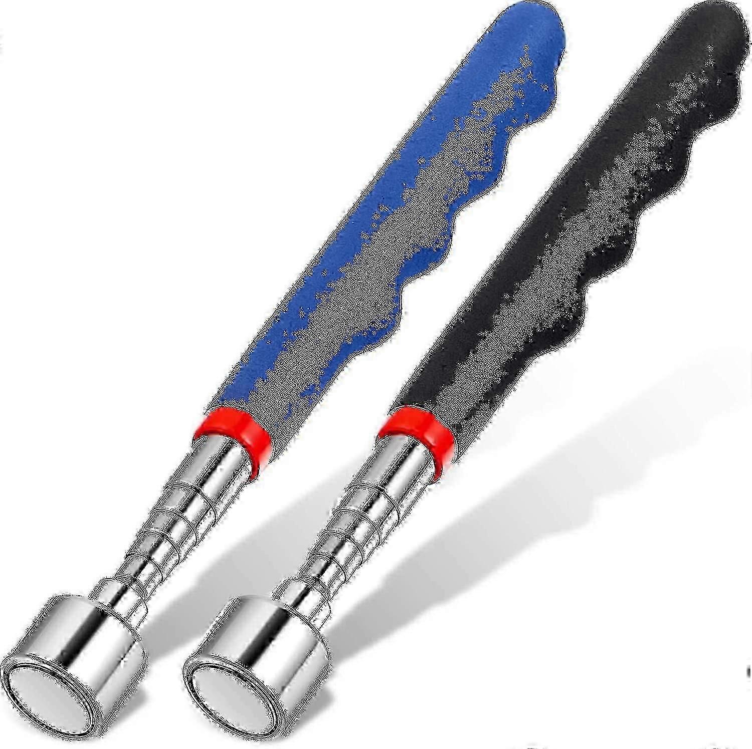 Telescoping Magnet Tool 20 Lbs Magnetic Pickup Tool 30 polegadas Telescoping Magnet Stick Gadget (azul e preto, 2 peças)-CE