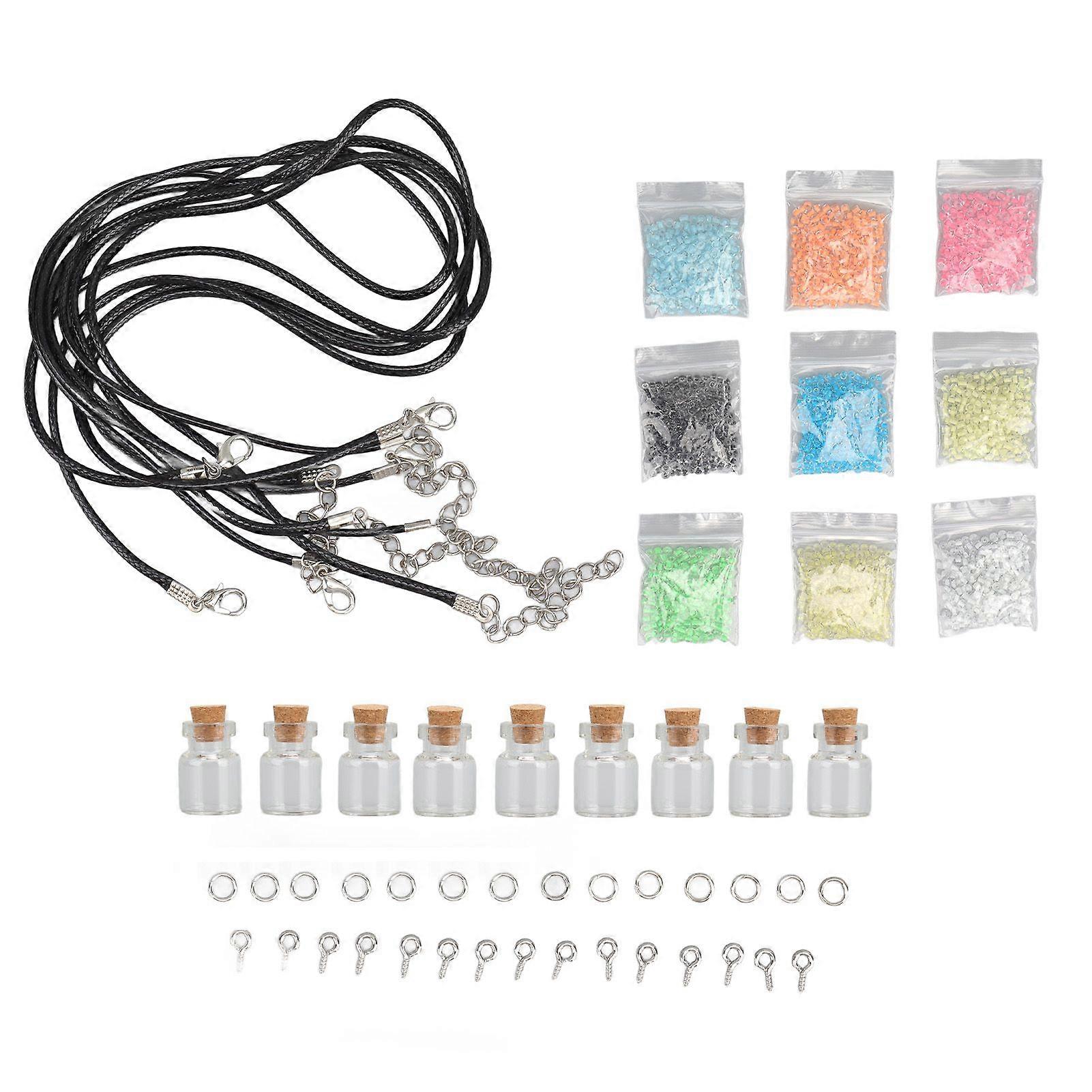 2025 Último modelo Mini Frascos de Botella de Vidrio con Corcho Transparente Deseando