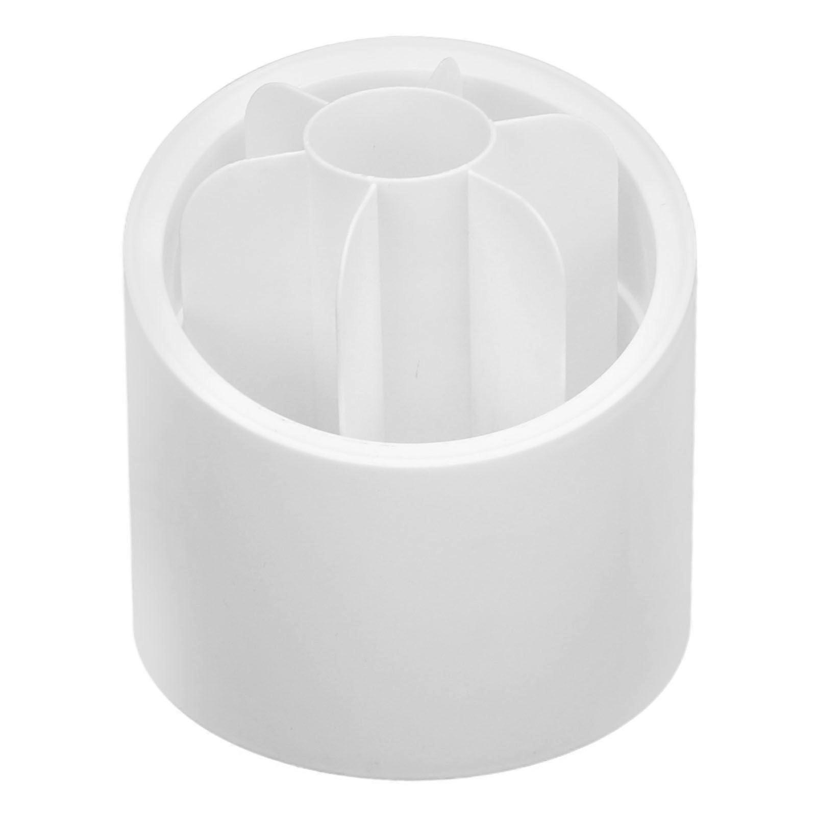 2025 Último modelo portalápices 360 Rotary 7 Grid Design Blanco Durable Self
