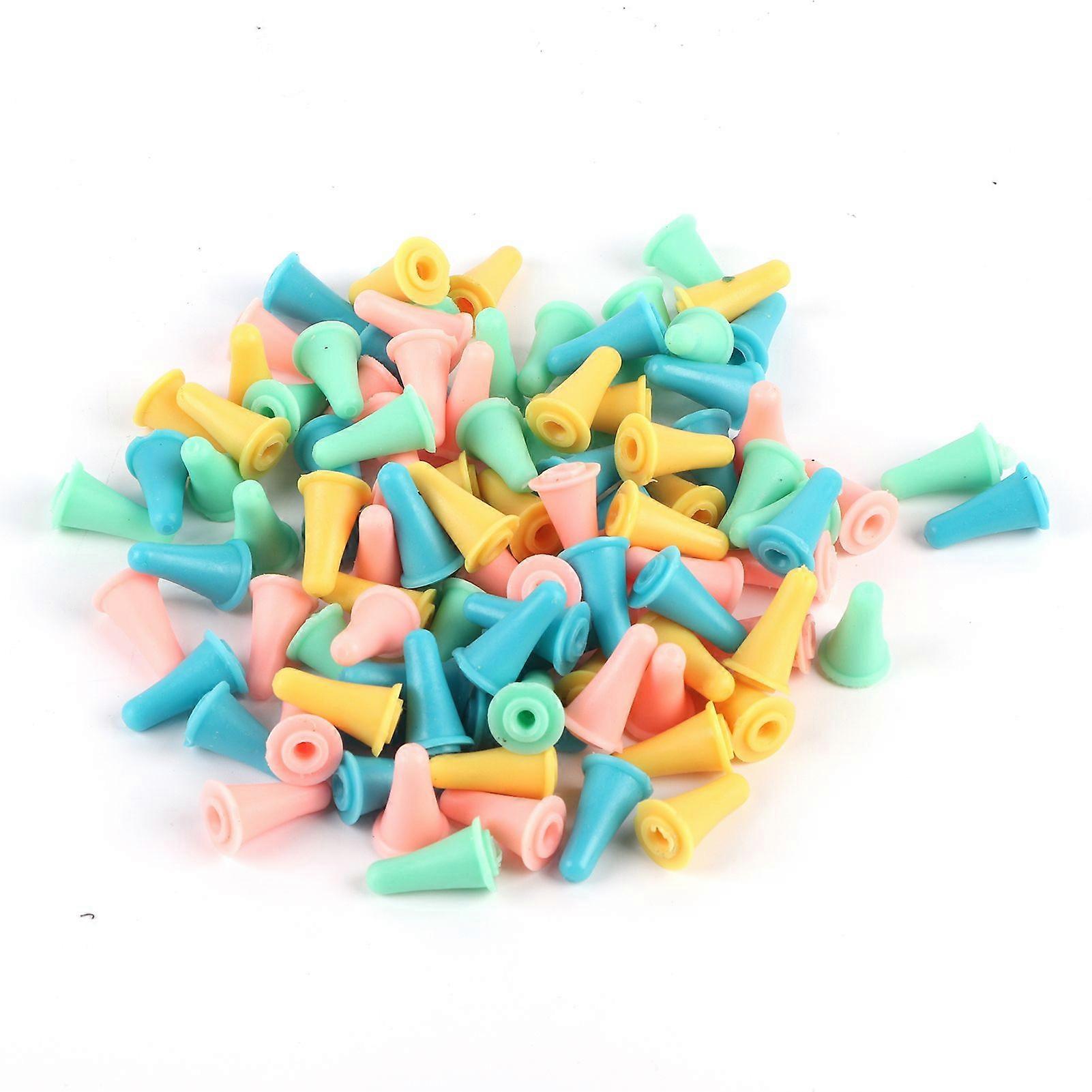 2025 Latest Model  100Pcs Needle Protectors 2 Sizes Practical Colorful