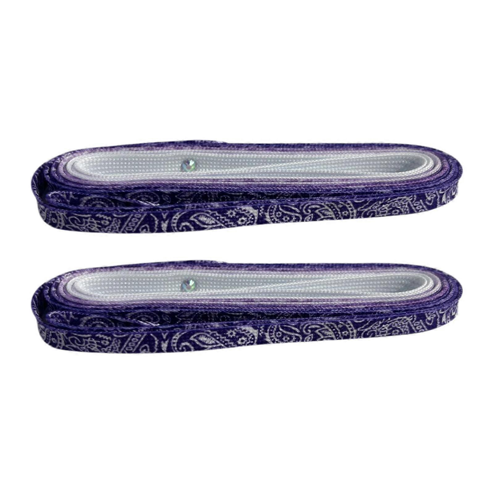 アイスホッケースケートシューレース102.36インチポータブル軽量エレガントなシューレース、フィギュア