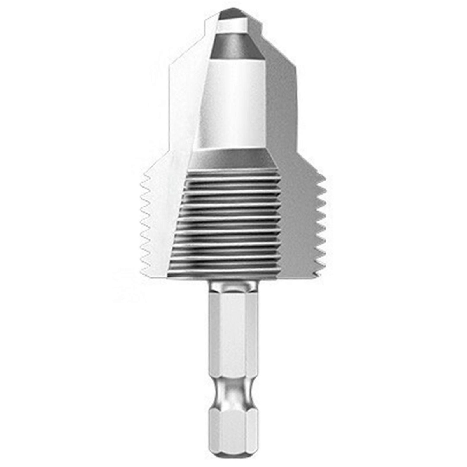 Pipe Threader Tool for Water Pipes Electric Drill Compatible Rethreading Maker for DIY Repair