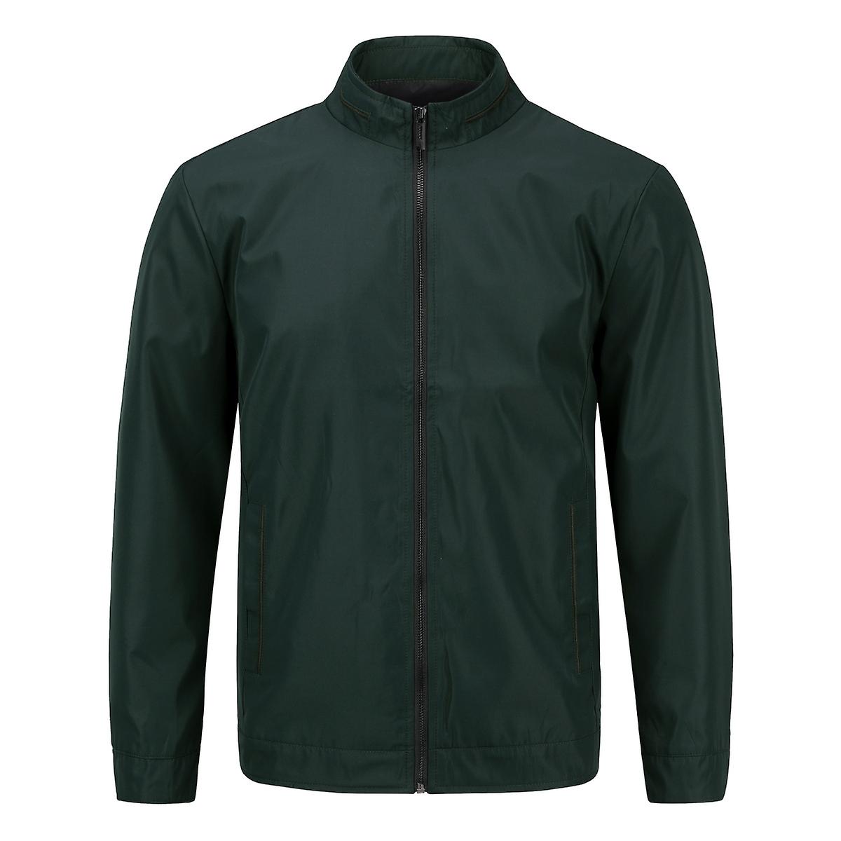 Cloudstyle Men's Classic Causal Solid Color Lapel Jacket