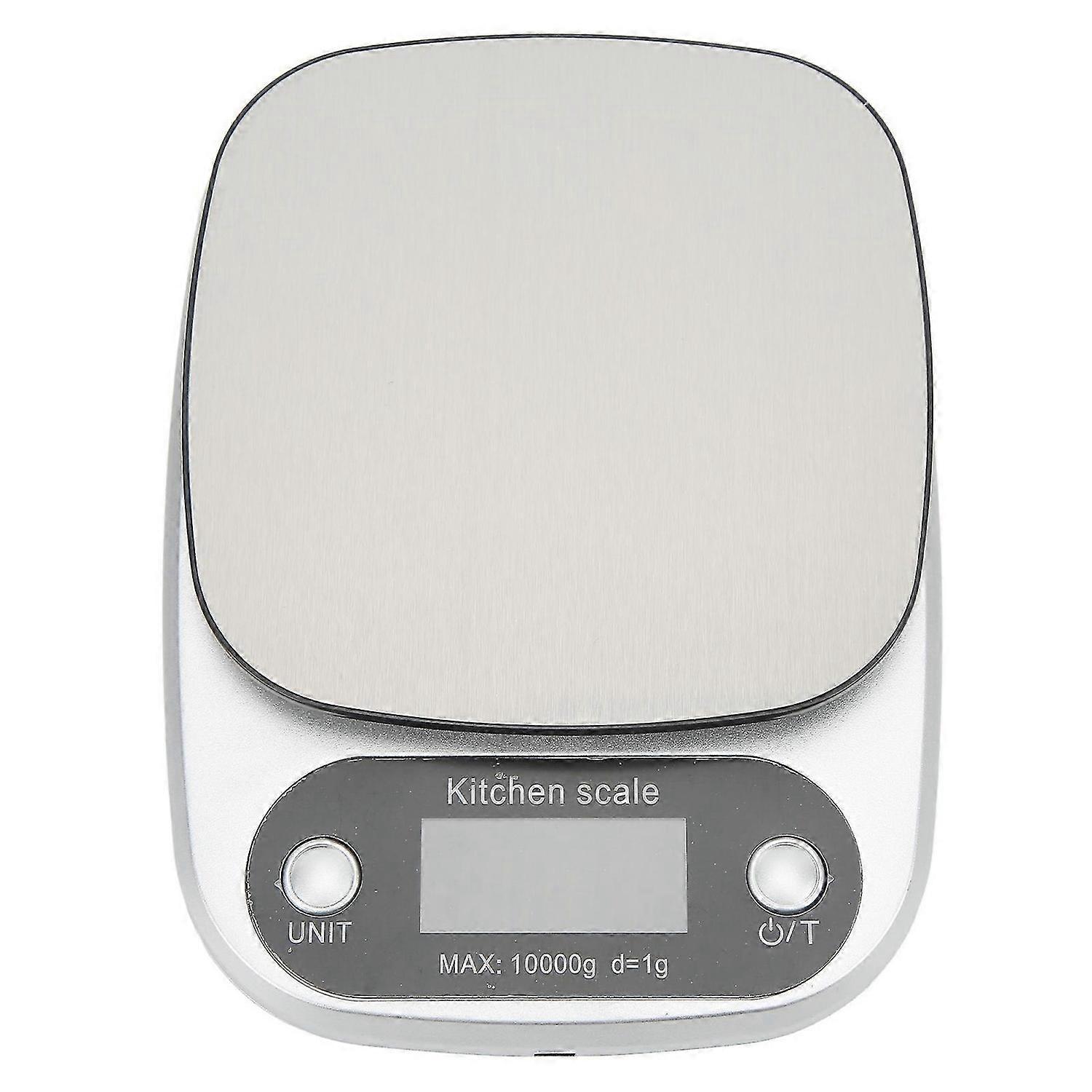 Kitchen Food Scale High Accuracy Fast Cleaning LED Screen Blue Backlight for Baking Cooking