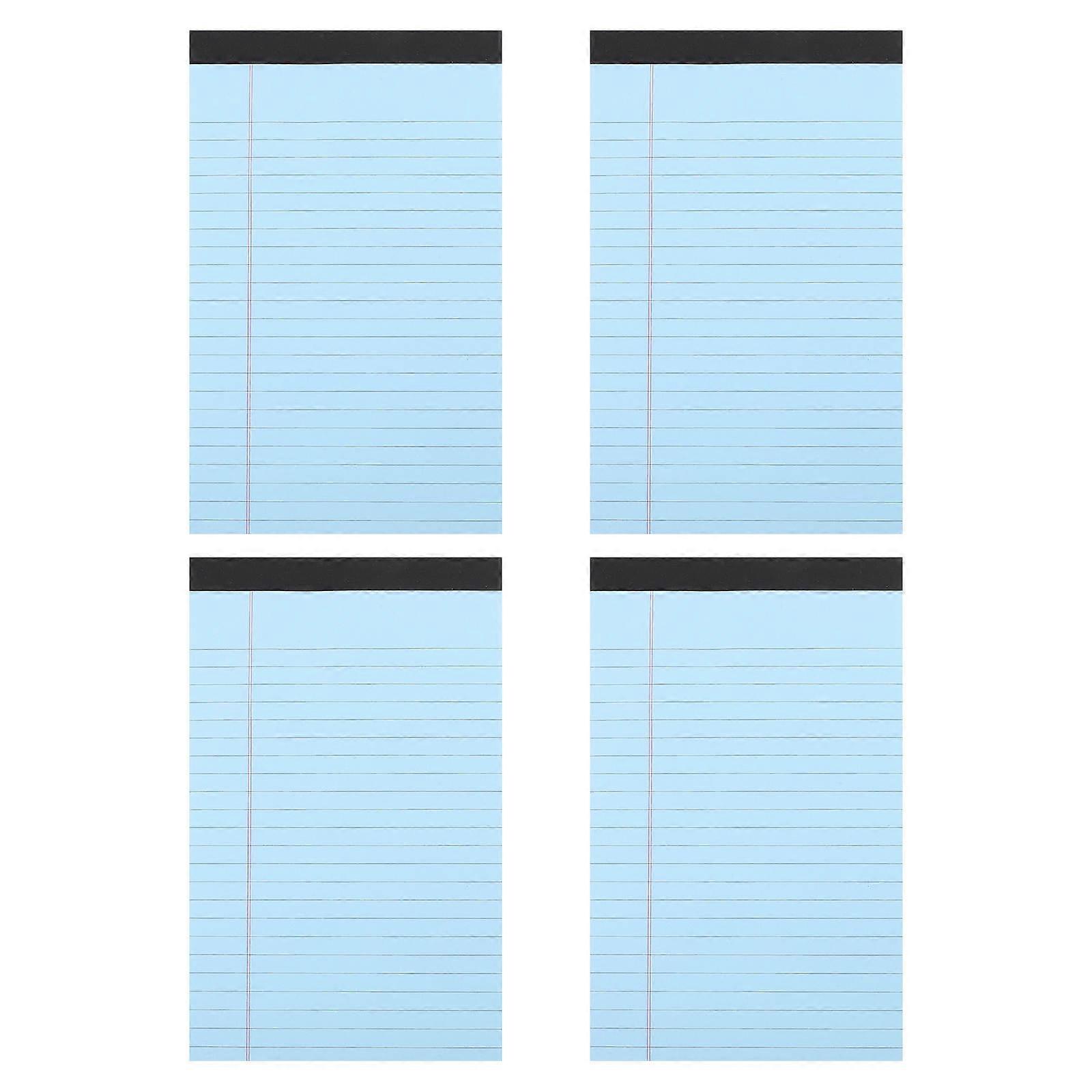 4pcs Tearable Lined Memo Pad for Notes, Reminders, and Planning – Portable Legal Notepad for School, Office, and Home Use