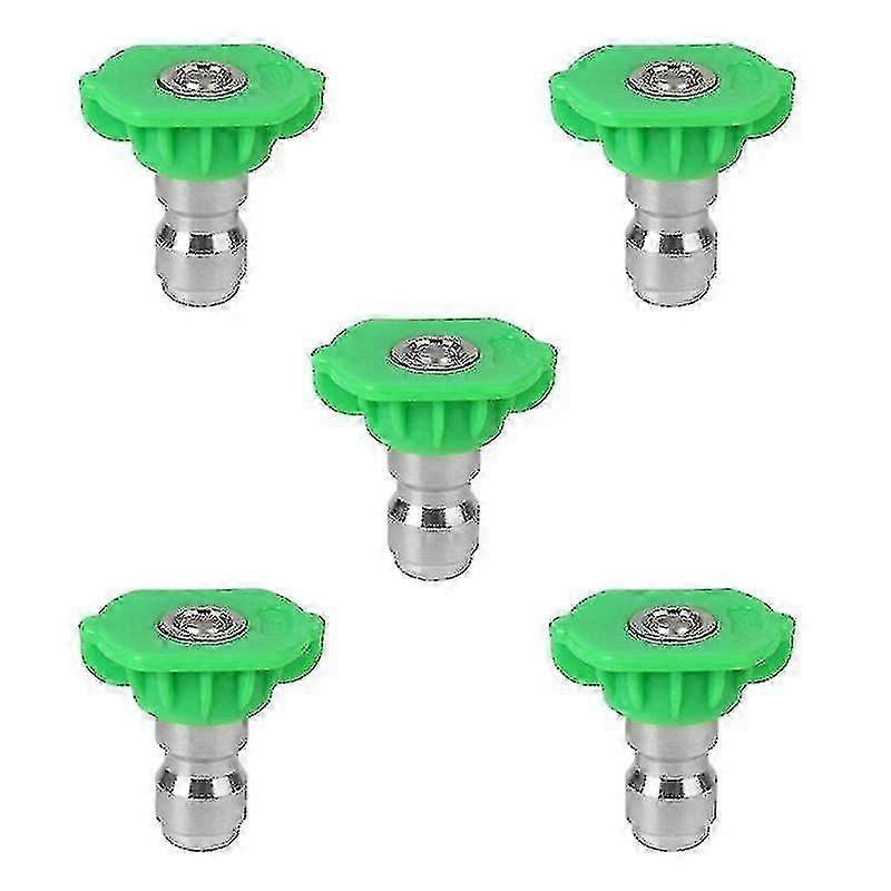 Pressure Washer Nozzle Tip Kit, Replacement, 5-Pack (Green)