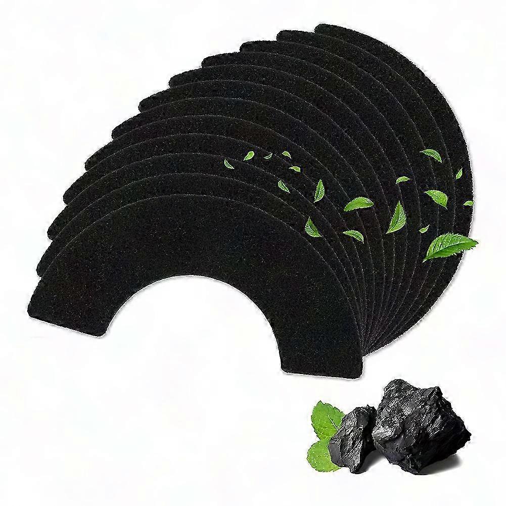 Replacement Activated Carbon Filters for Odor Control - Charcoal Air Filters Compatible with Cat Litter Boxes
