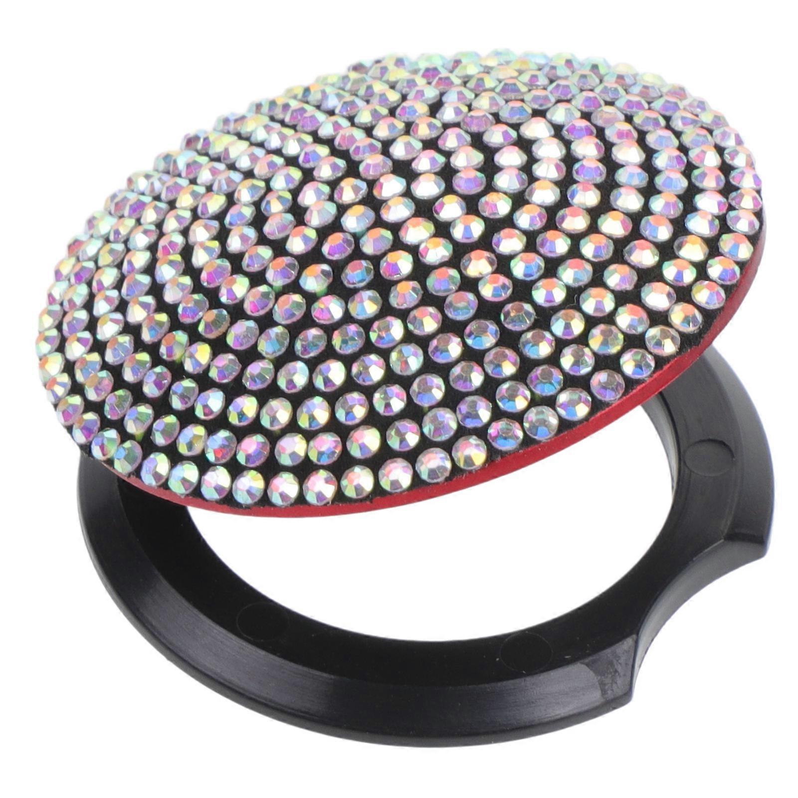 Push To Start Button Cover Heat-Pressed Diamonds Car Accessories For Girls 1Pcs