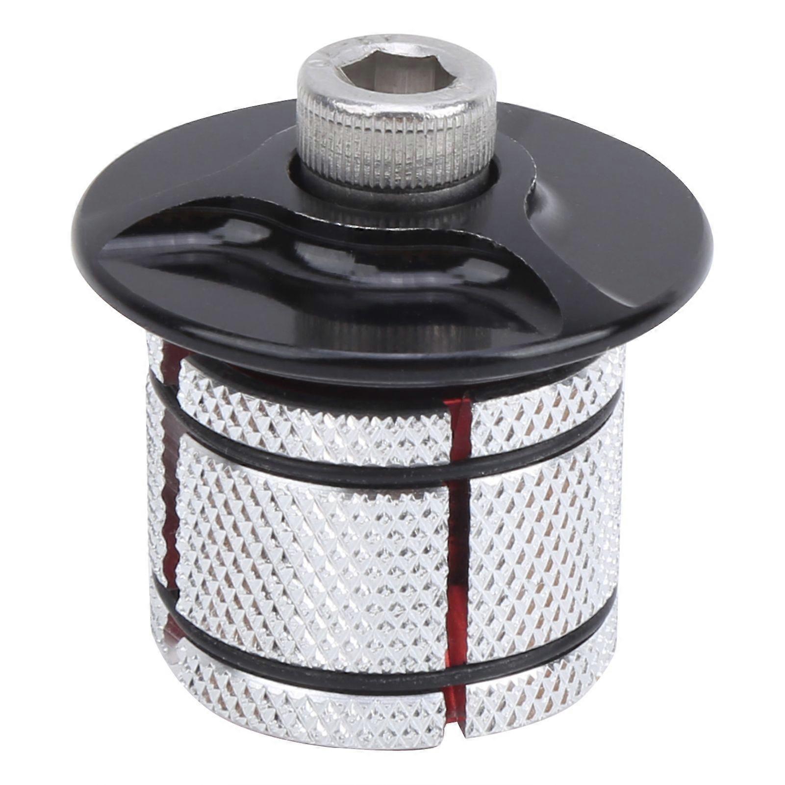 Bicycle Front Fork Standpipe Headset Expansion Screw Expanded Core Triangular Coverblack YMQX)