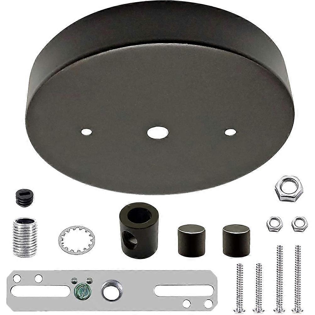 Lamp Mounting Plate Ceiling Light Cover Plate Chandelier Pendant Light Part Classic Design Iron 15.20X15.20X3.00CM 1 Set