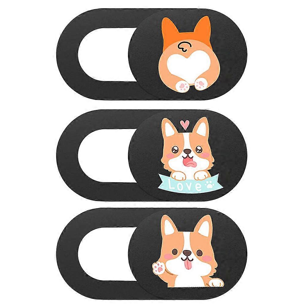 Camera Cover Slider Privacy Protection Ultra-Thin Small Size 2.00X0.80X0.10cm Colorful 3Pcs