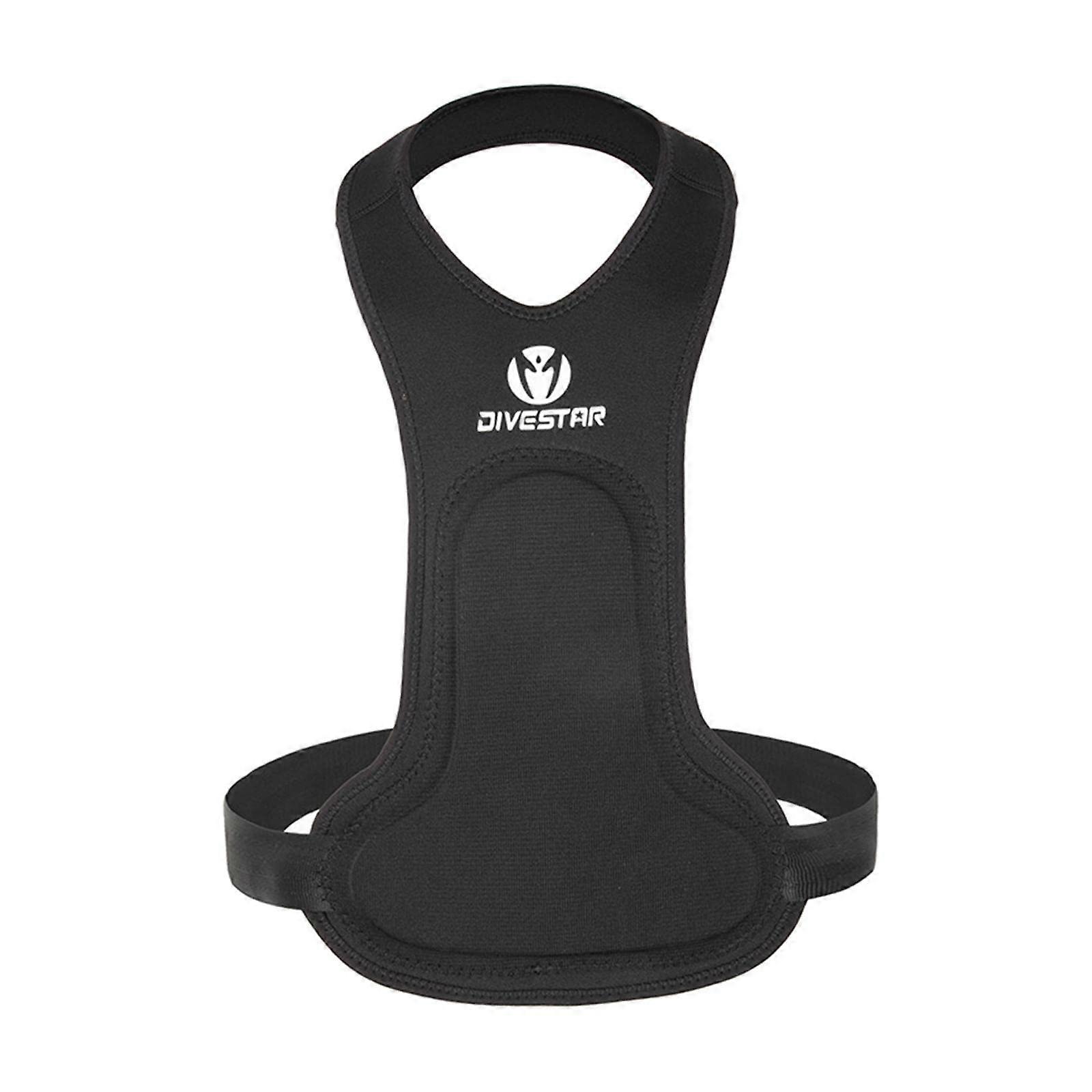 Chest loading pads for wetsuits for diving and fishing