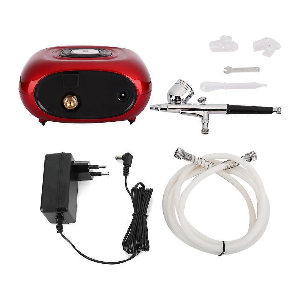 Water Oxygen Sprayer Water Oxygen Airbrush Spray for Household RedEU Plug 220V