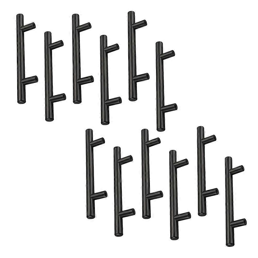 Cabinet Hardware Wardrobe Pull Handle Modern Style Rectangular 12Pcs