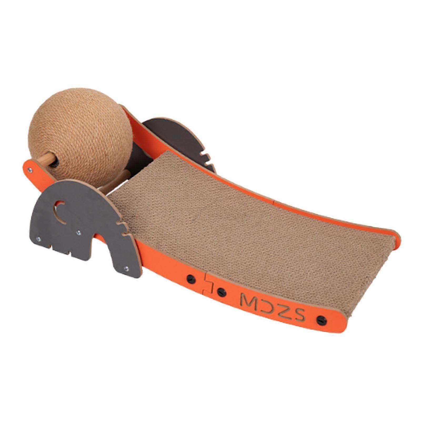 Kitten Scratcher Sofa, Cat Scratcher with Nurse's Ball, Bow Paw Toy, Scratch Board, Pet Scratching Stand for Cat