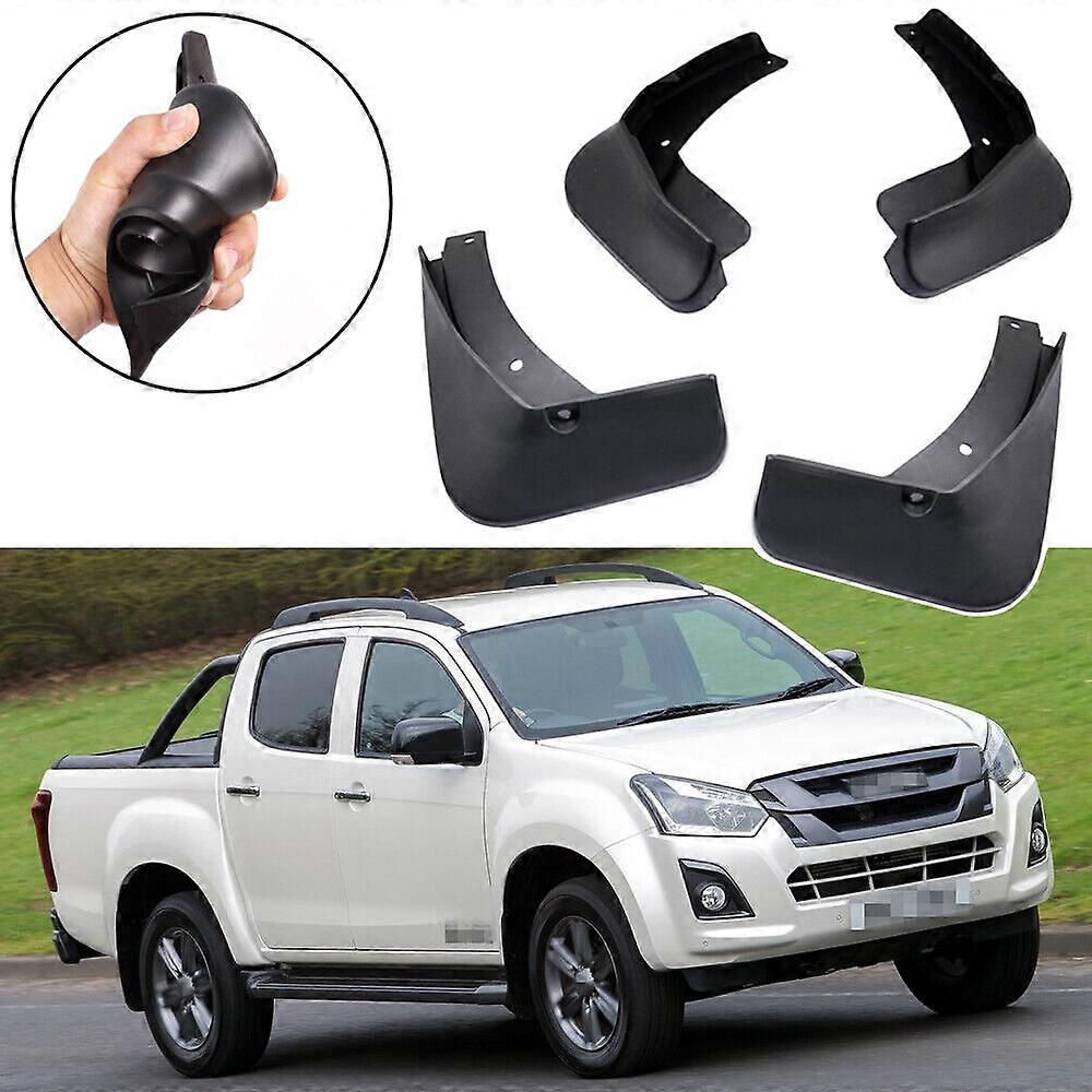 Kompatybilne 4 sztuk chlapacze samochodowe Osłony przeciwbryzgowe Błotnik błotnika do Isuzu D-Max 2017-2020 18 19