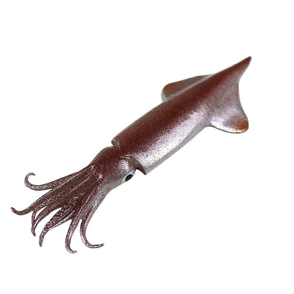 1PC Simulated Squid Model PVC Artificial Miniatures Squid Seafood Model for Restaurant