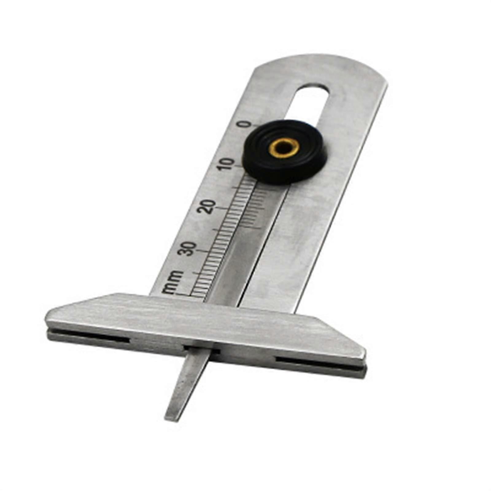 Tire tread pattern Nonius depth gauge 0–30 mm stainless steel profile ruler pattern safety tire ruler